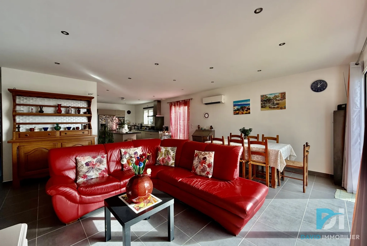 Villa T4 de 87 m² à Saint-Thibéry avec jardin et terrasse 