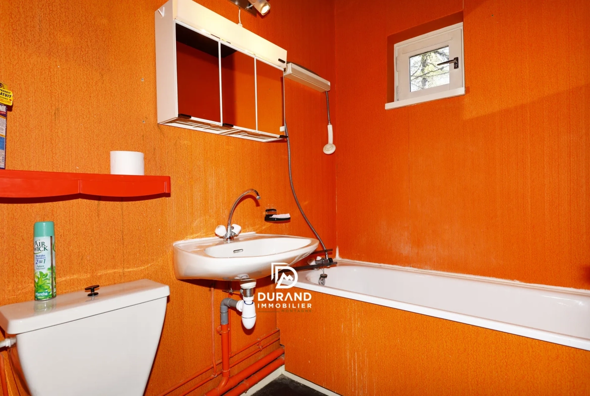 Studio à vendre à Vars, secteur Point Show, 21 m², proche pistes et commodités 