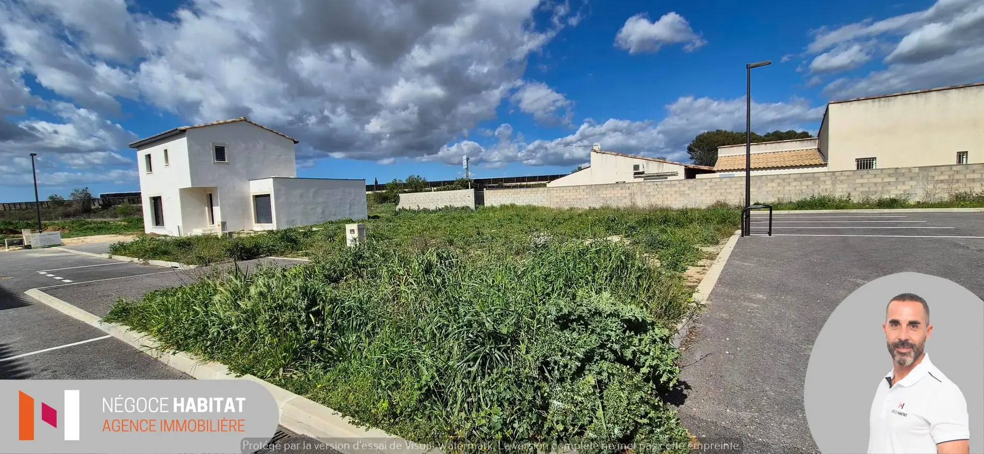 Terrain à bâtir viabilisé de 285 m² à Gallargues-le-Montueux, éligible PTZ 2025 