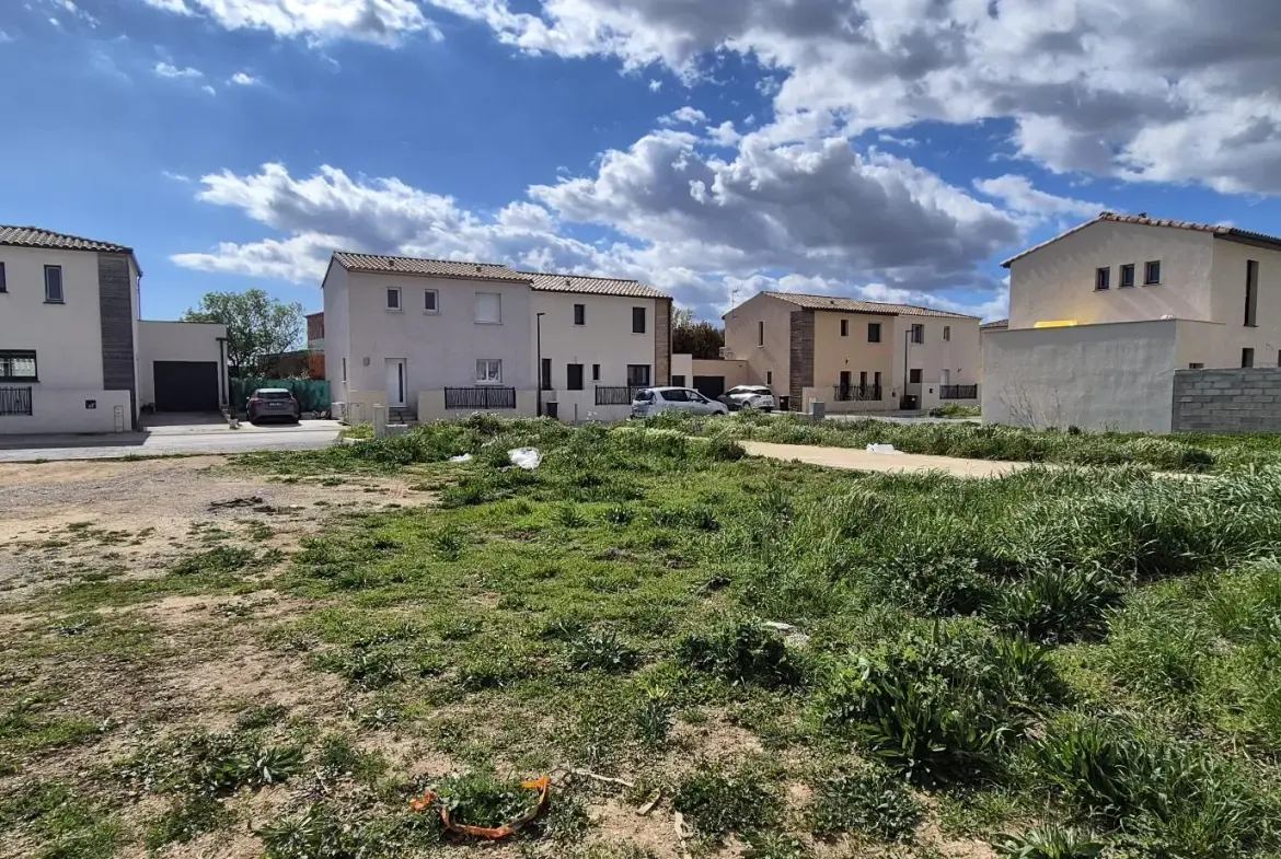 Terrain à bâtir viabilisé de 285 m² à Gallargues-le-Montueux, éligible PTZ 2025 