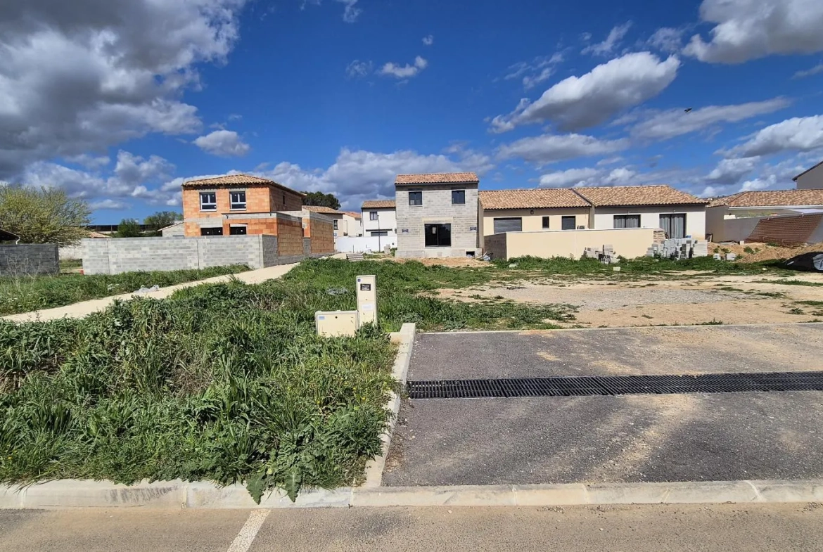 Terrain à bâtir viabilisé de 285 m² à Gallargues-le-Montueux, éligible PTZ 2025 