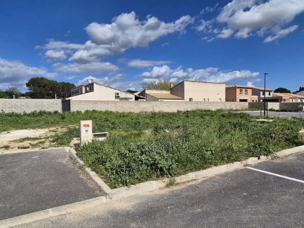 Terrain à bâtir viabilisé de 285 m² à Gallargues-le-Montueux, éligible PTZ 2025 