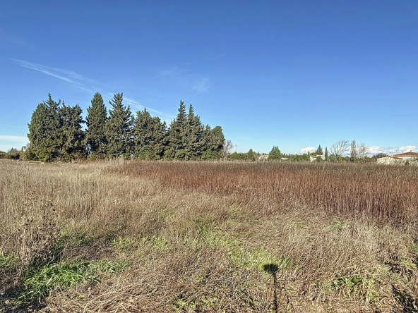 Terrain constructible sécurisé à Orange avec permis et viabilisation complète 