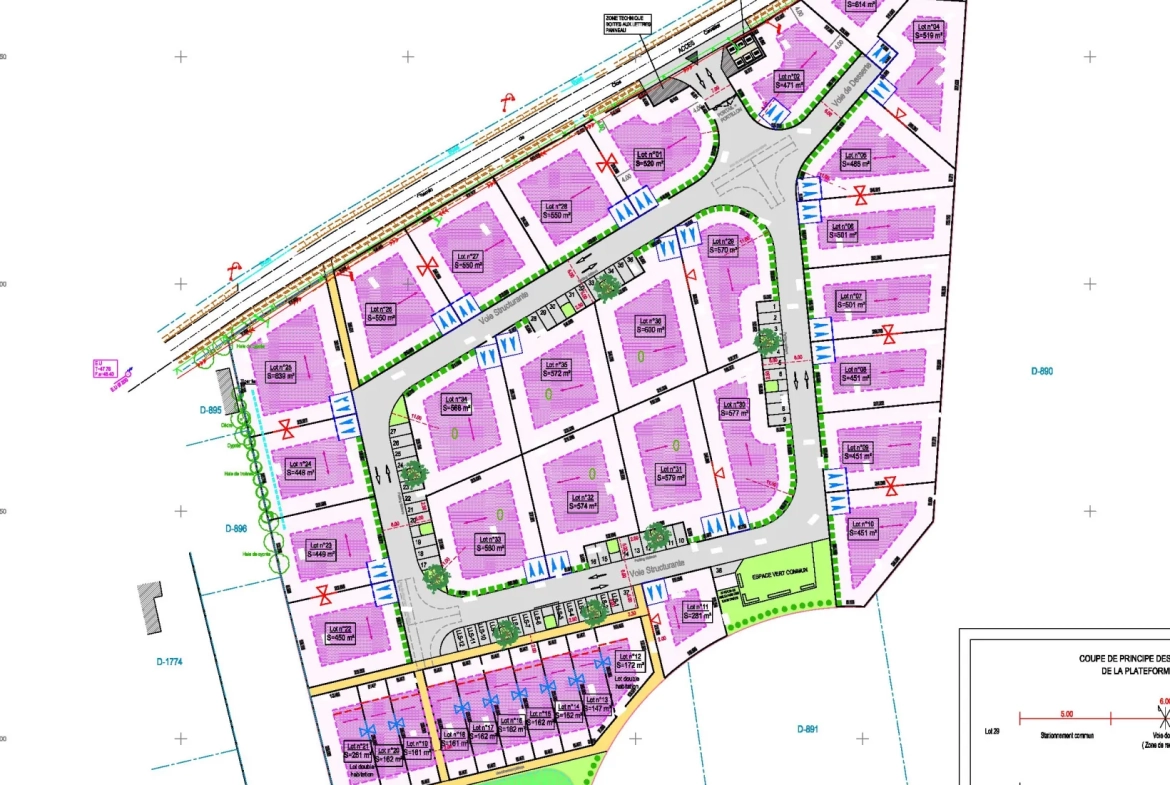 Terrain constructible sécurisé à Orange avec permis et viabilisation complète 