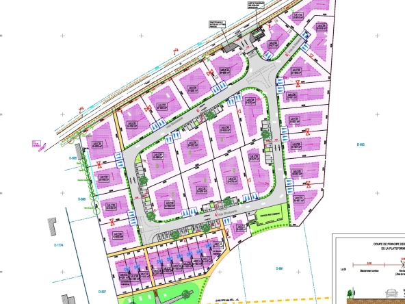 Terrain constructible sécurisé à Orange avec permis et viabilisation complète 