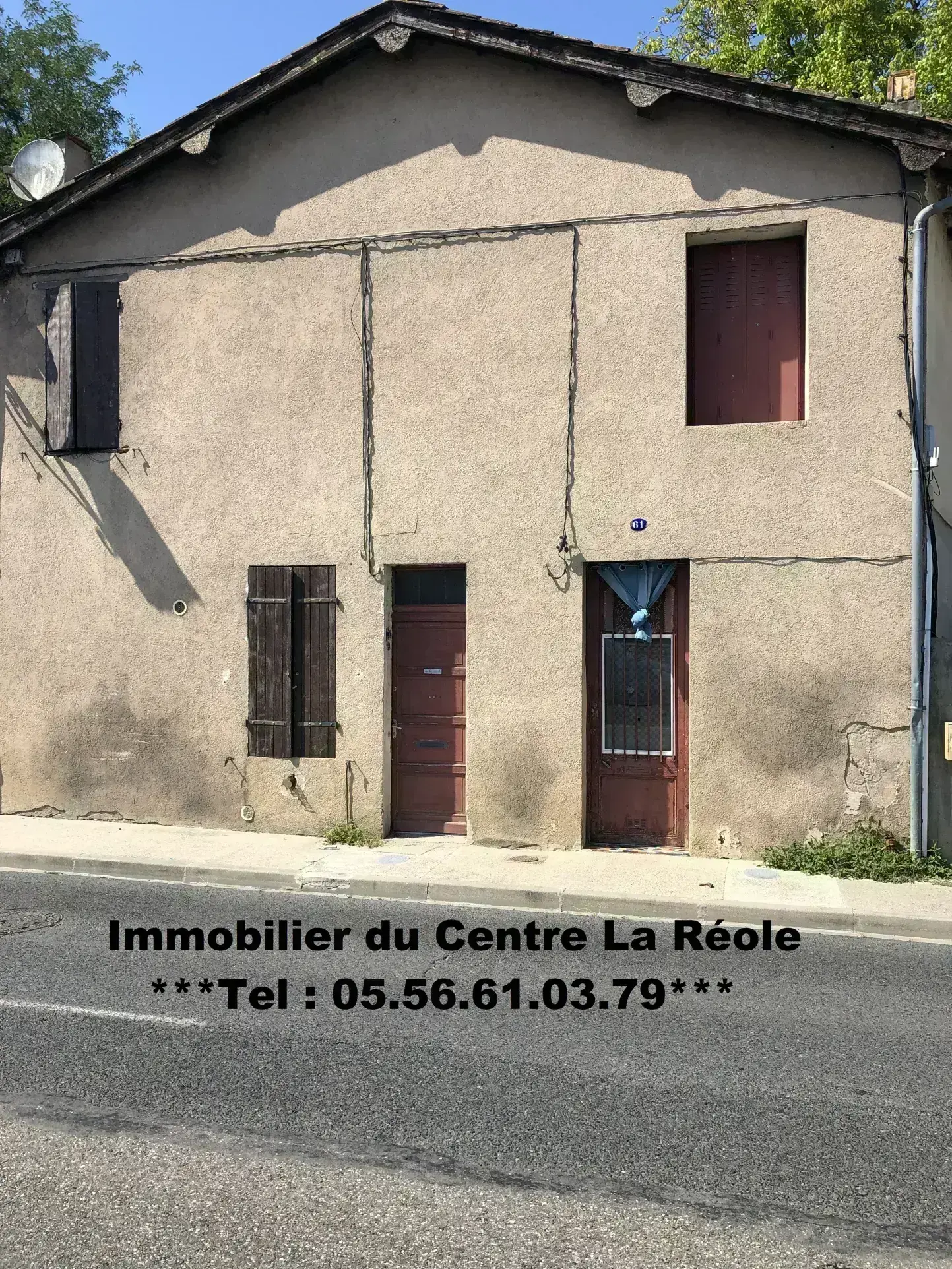 Ensemble immobilier avec 2 maisons à La Réole - Investissement et rénovation 