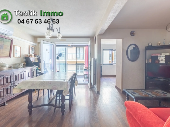 Appartement traversant de 52 m² à vendre au centre-ville de Sète