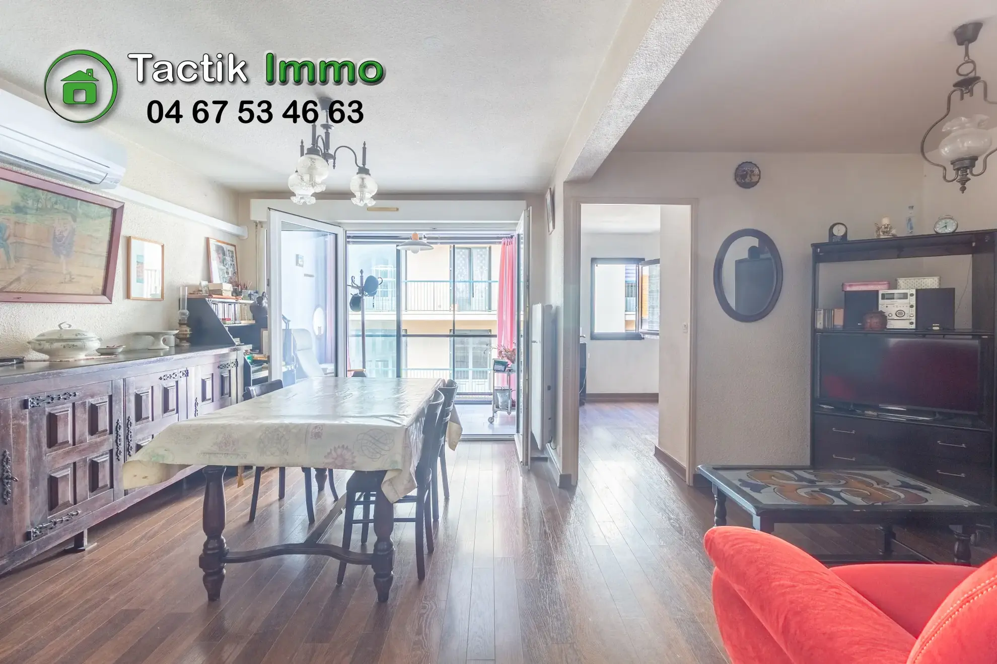 Appartement traversant de 52 m² à vendre au centre-ville de Sète 