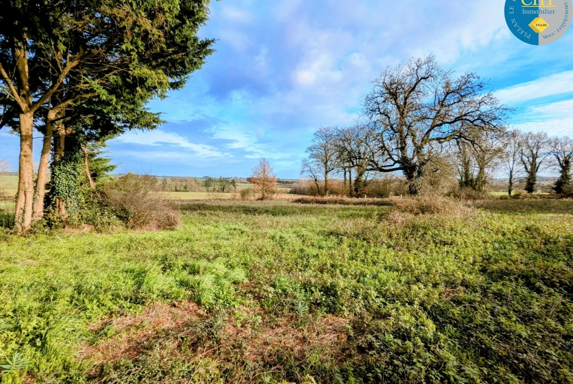 Maison en pierre à rénover à Tréal - Terrain arboré de 3750 m² 