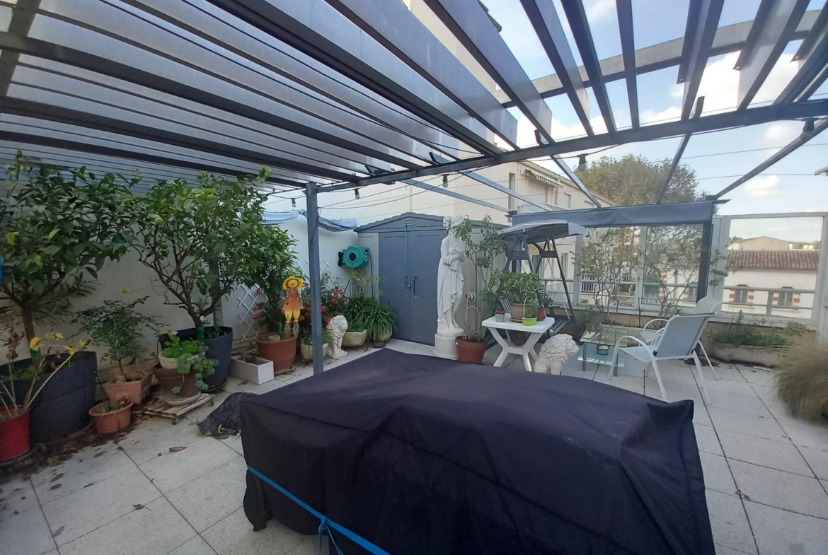 Appartement P4 à Lunel avec terrasse et parking privé 