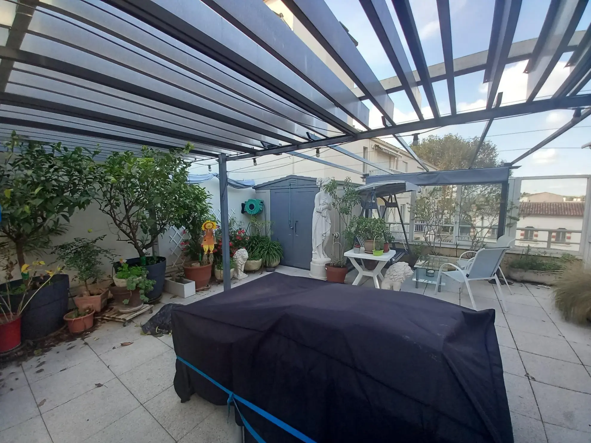 Appartement P4 à Lunel avec terrasse et parking privé 