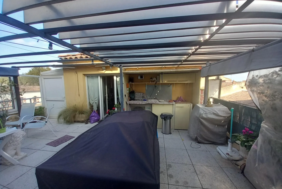 Appartement P4 à Lunel avec terrasse et parking privé 