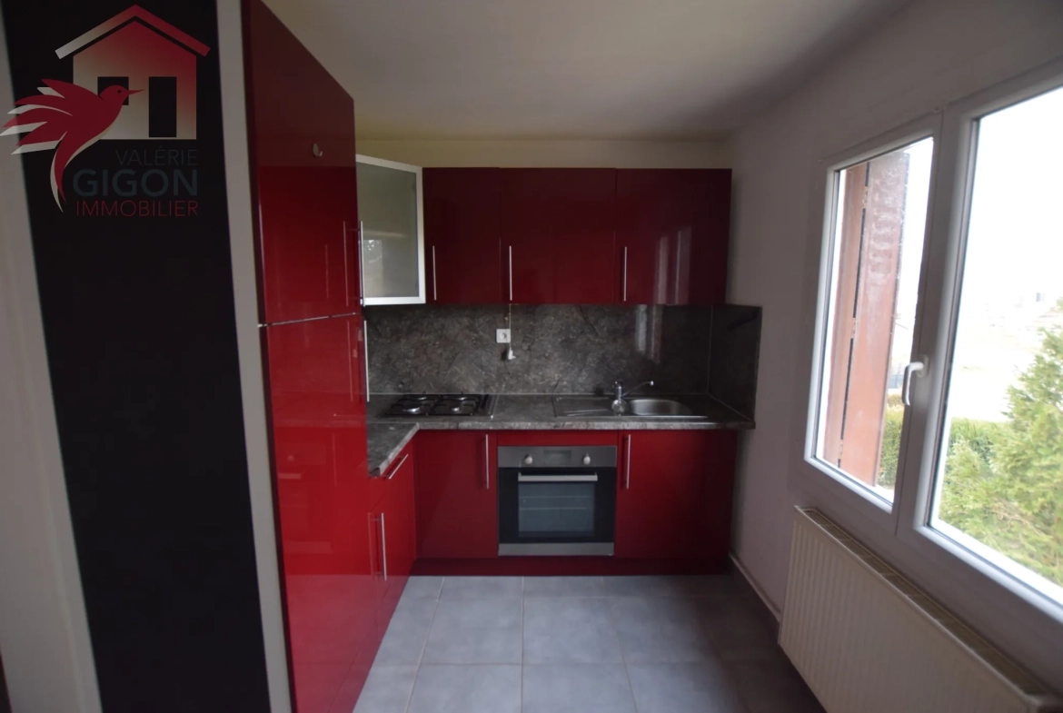 Bel appartement F3 rénové avec balcon à Courcelles-les-Montbéliard 