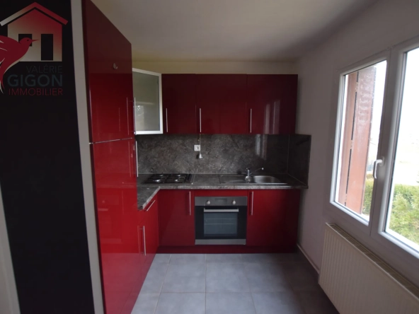 Bel appartement F3 rénové avec balcon à Courcelles-les-Montbéliard 