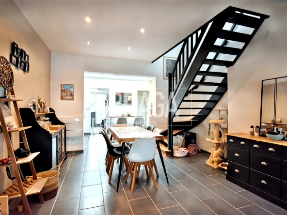Maison lumineuse de 75 m² avec jardin et terrasse à Boulogne-sur-Mer