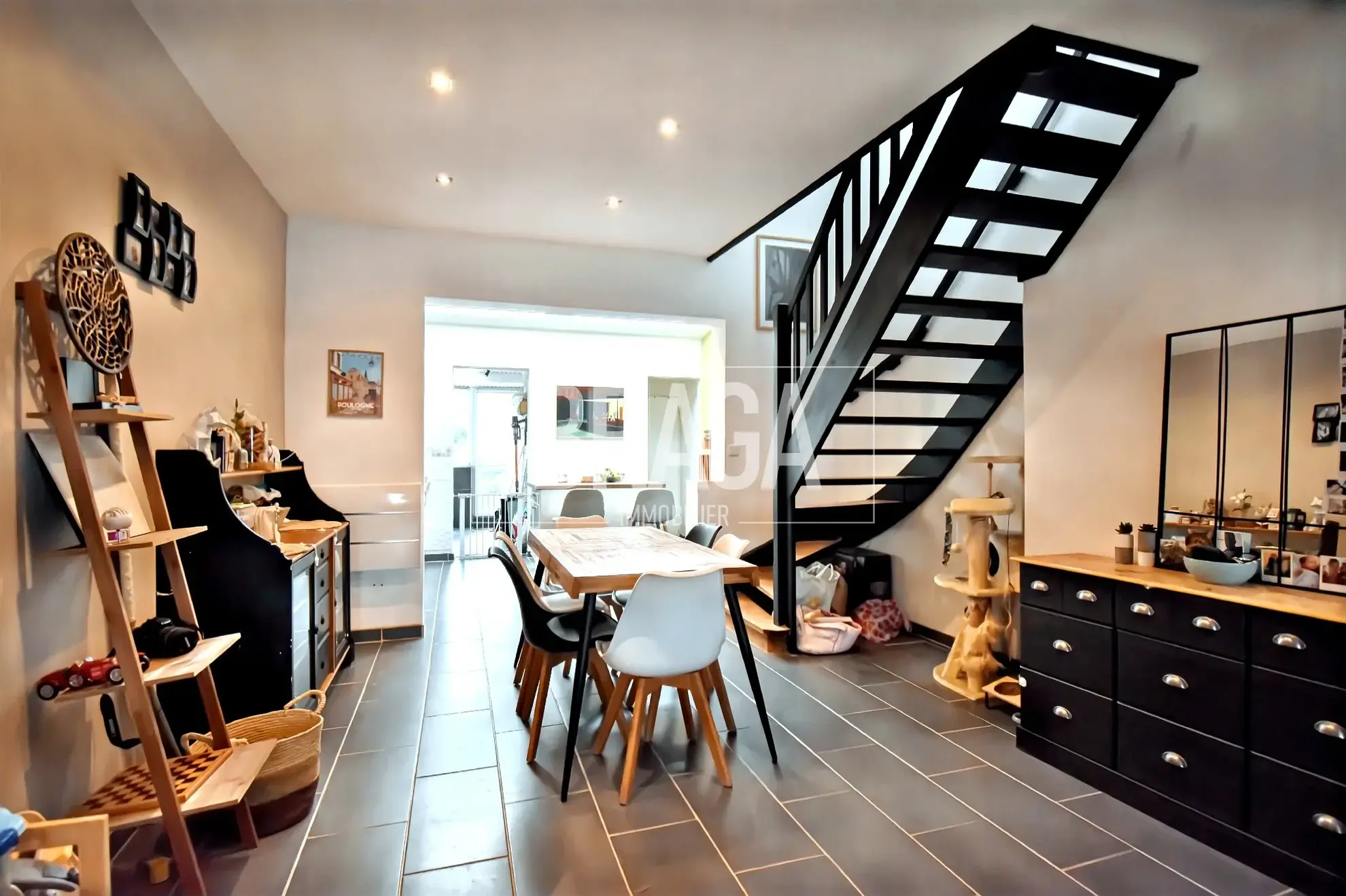 Maison lumineuse de 75 m² avec jardin et terrasse à Boulogne-sur-Mer 
