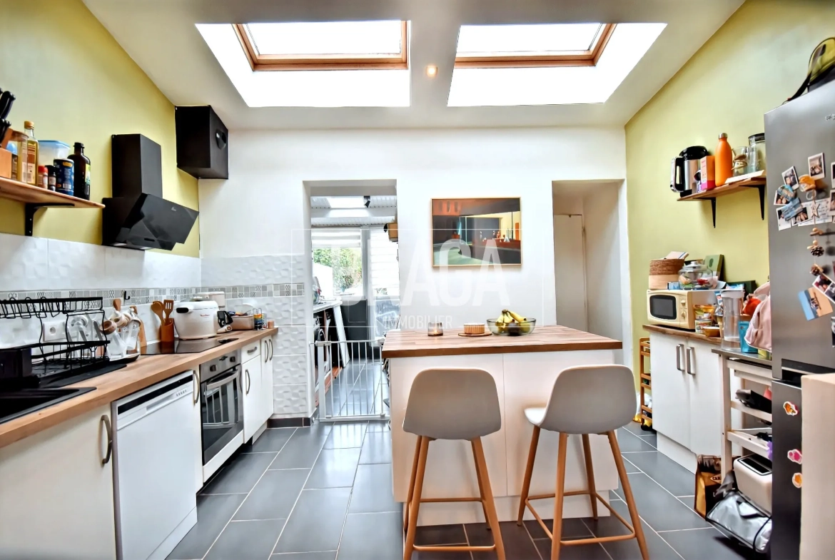 Maison lumineuse de 75 m² avec jardin et terrasse à Boulogne-sur-Mer 