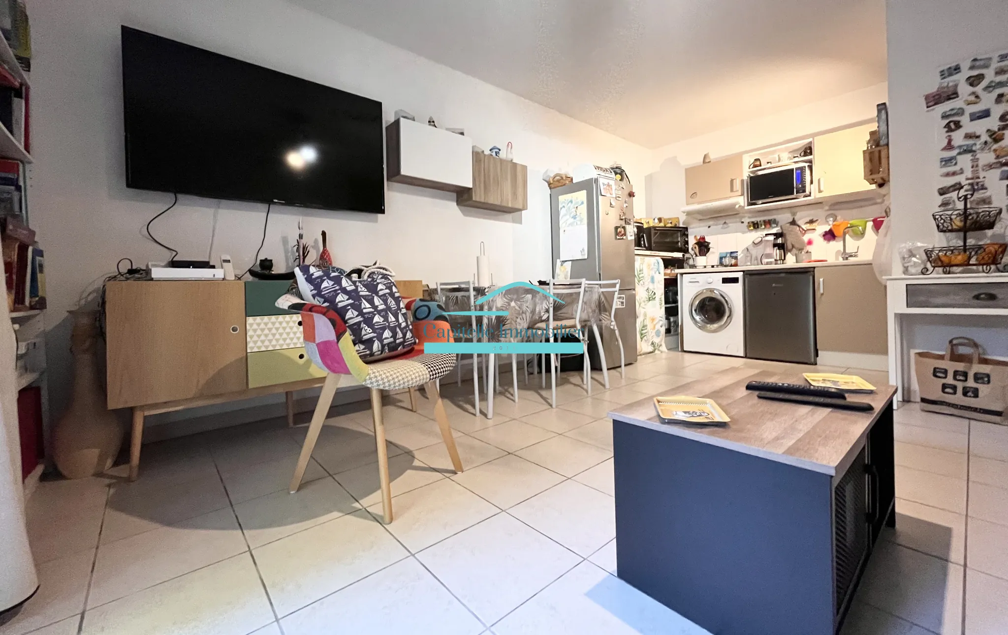 Appartement T2 loué de 40 m² à Sete avec balcon et parking 