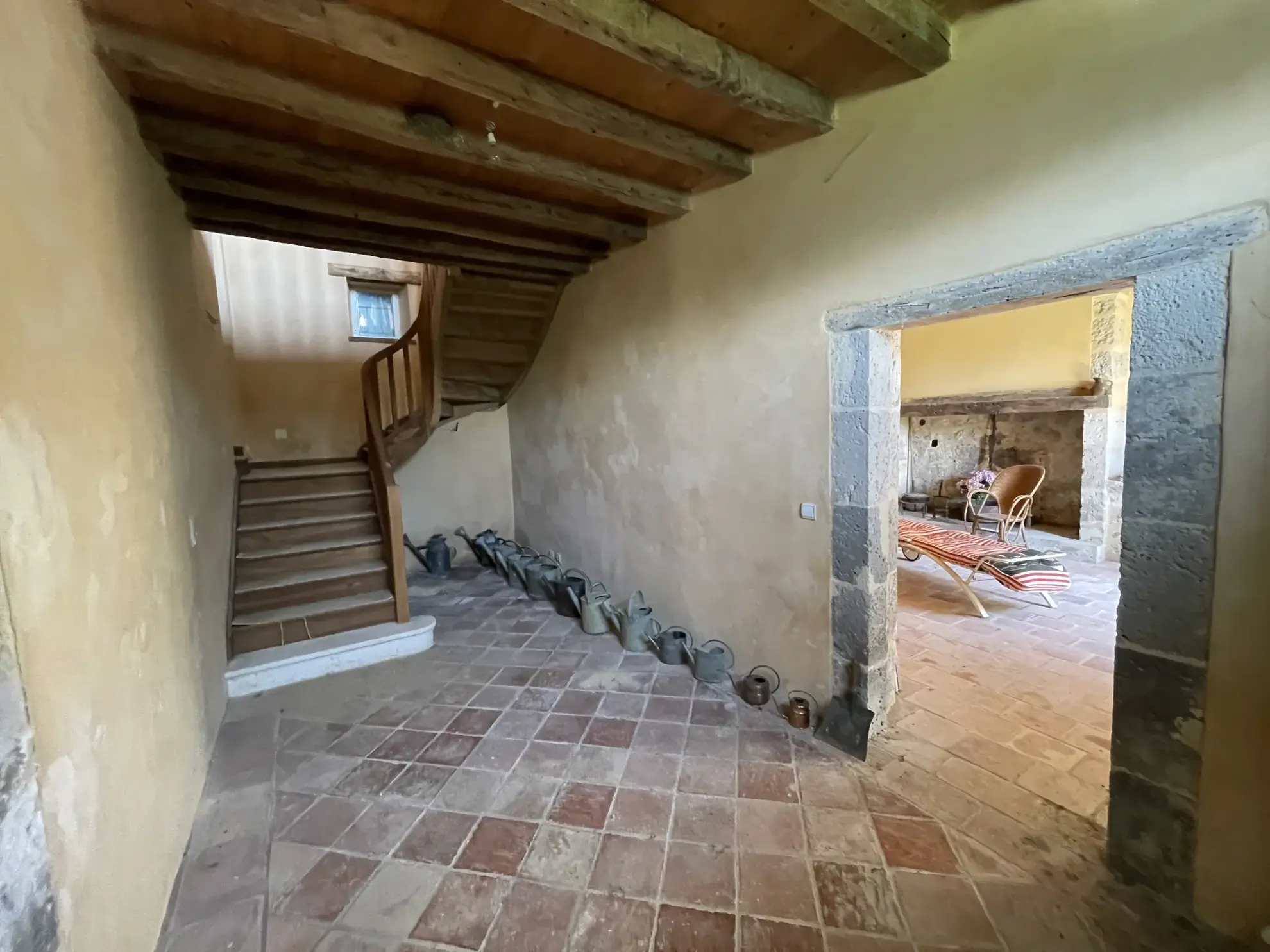 Charmante maison gasconne en pierre avec grand terrain à Moncrabeau 