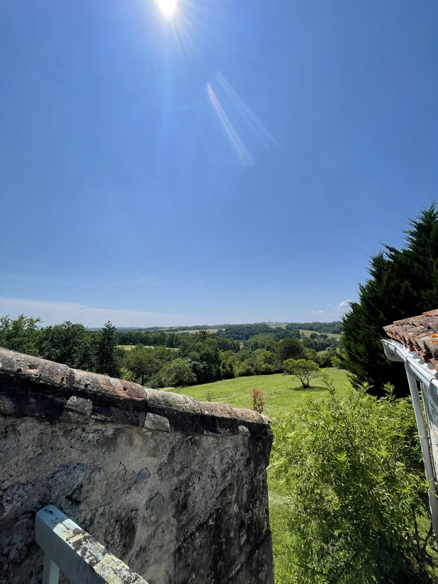 Charmante maison gasconne en pierre avec grand terrain à Moncrabeau 