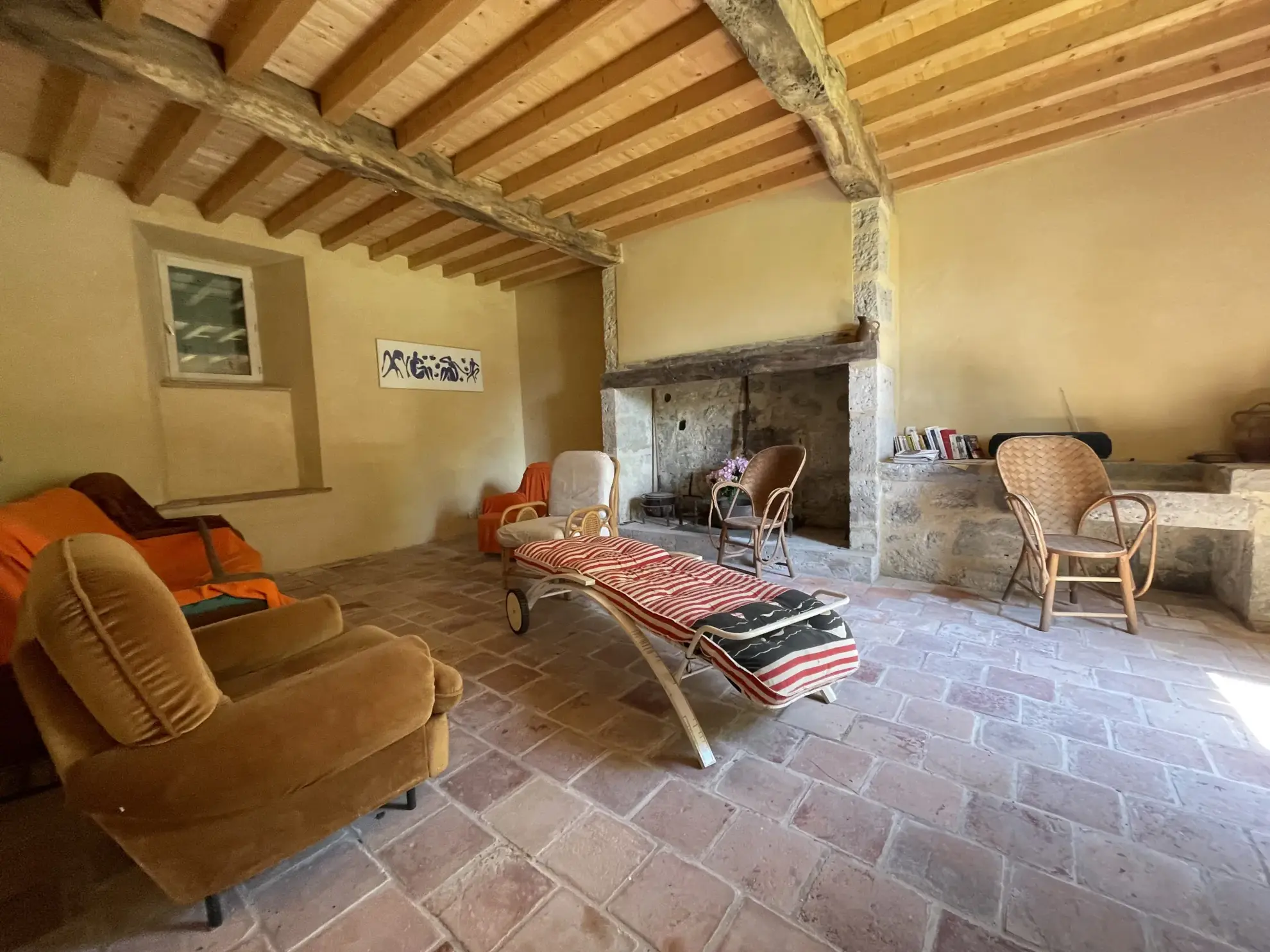Charmante maison gasconne en pierre avec grand terrain à Moncrabeau 