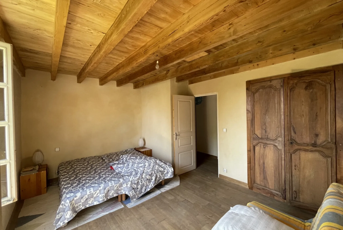 Charmante maison gasconne en pierre avec grand terrain à Moncrabeau 
