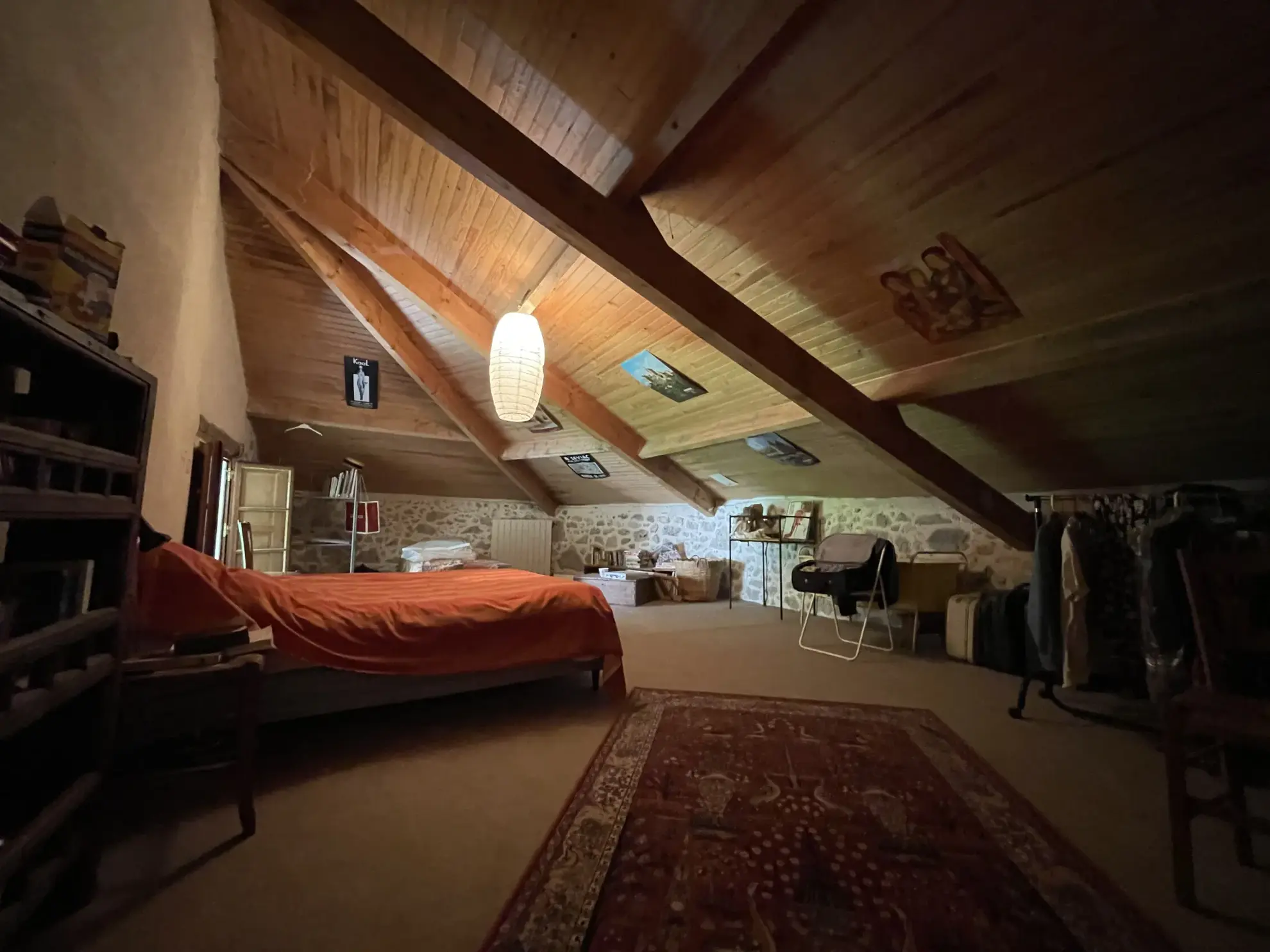 Charmante maison gasconne en pierre avec grand terrain à Moncrabeau 