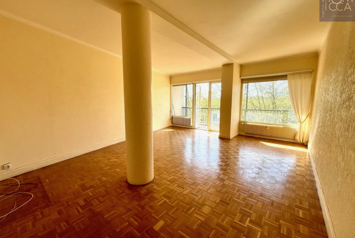 A vendre Grand T2 avec vue panoramique sur la Saône à Lyon 4e quai Joseph Gillet 