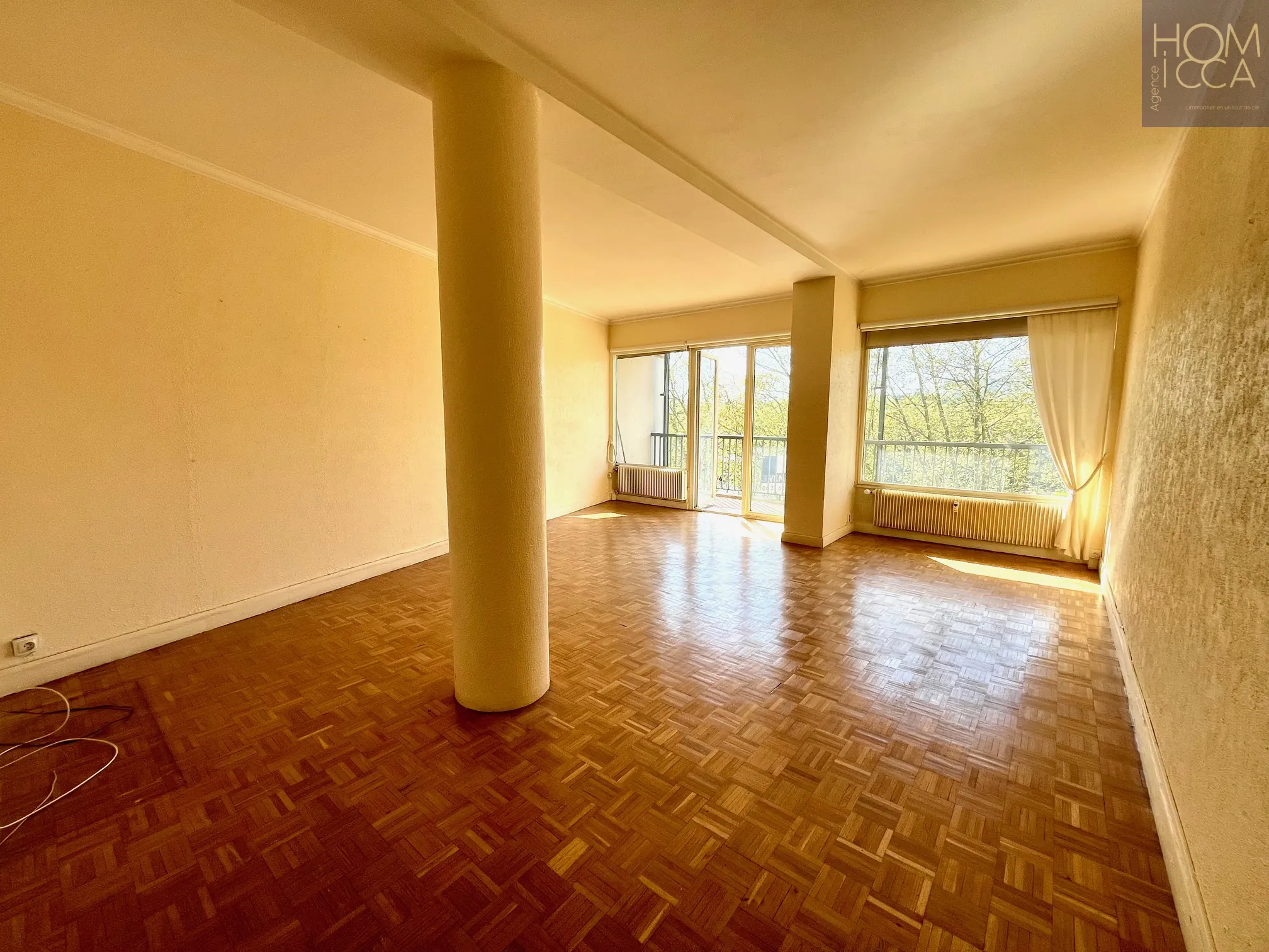 A vendre Grand T2 avec vue panoramique sur la Saône à Lyon 4e quai Joseph Gillet 