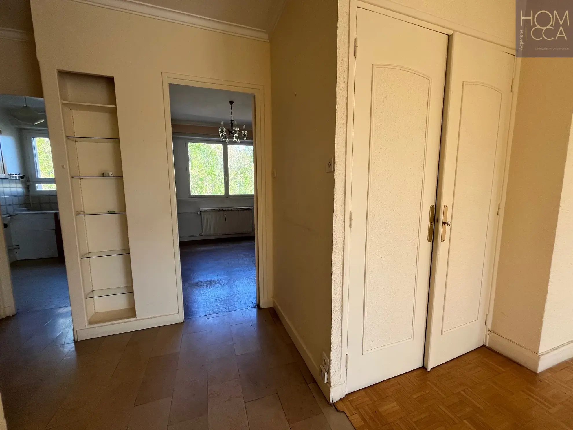 A vendre Grand T2 avec vue panoramique sur la Saône à Lyon 4e quai Joseph Gillet 