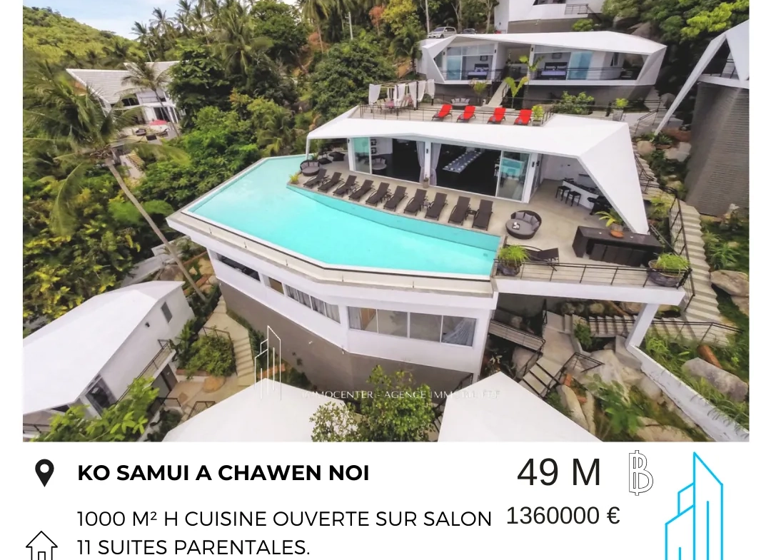 Investissez ou expatrié à Muang Phuket avec cet appartement vue mer et piscine 