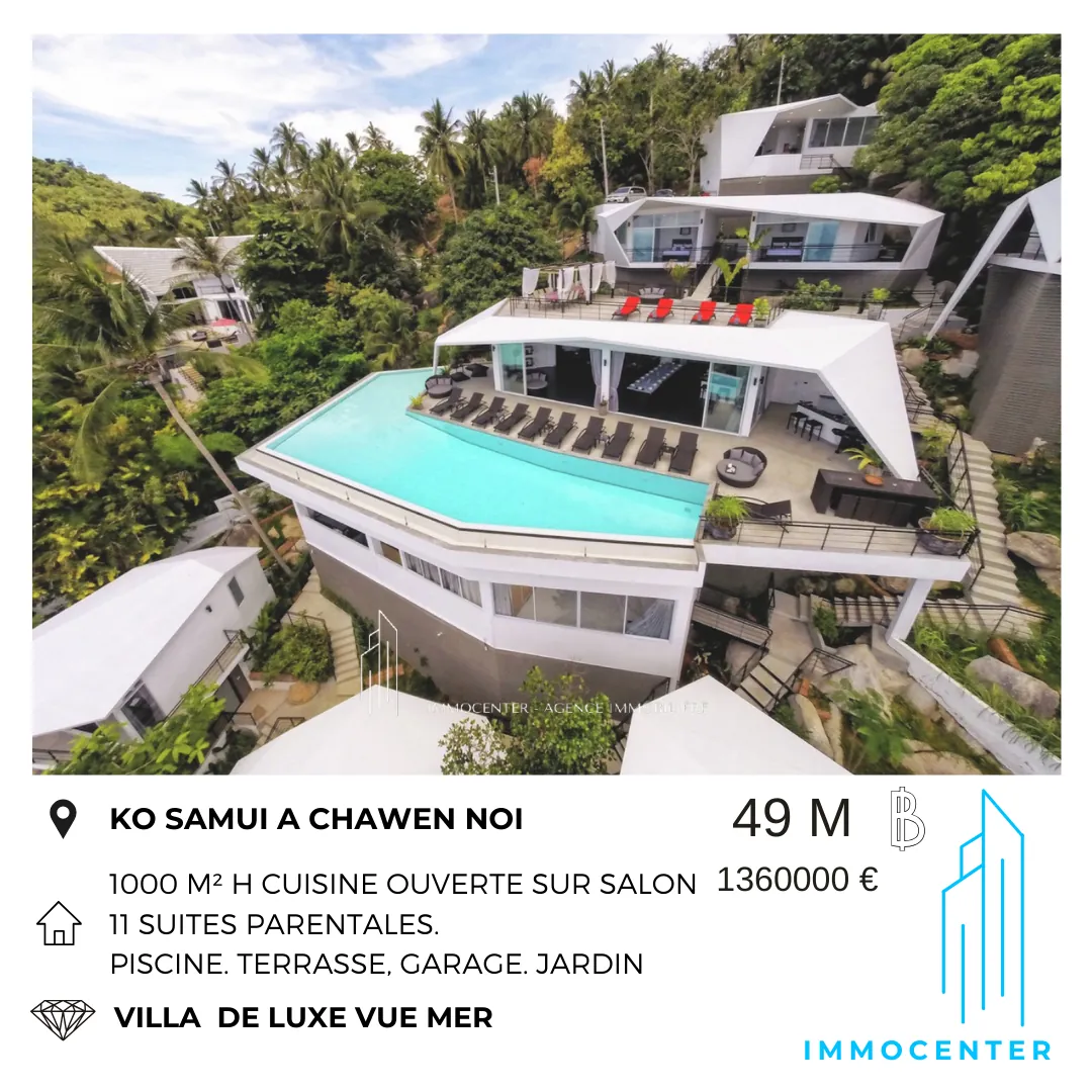 Investissez ou expatrié à Muang Phuket avec cet appartement vue mer et piscine 