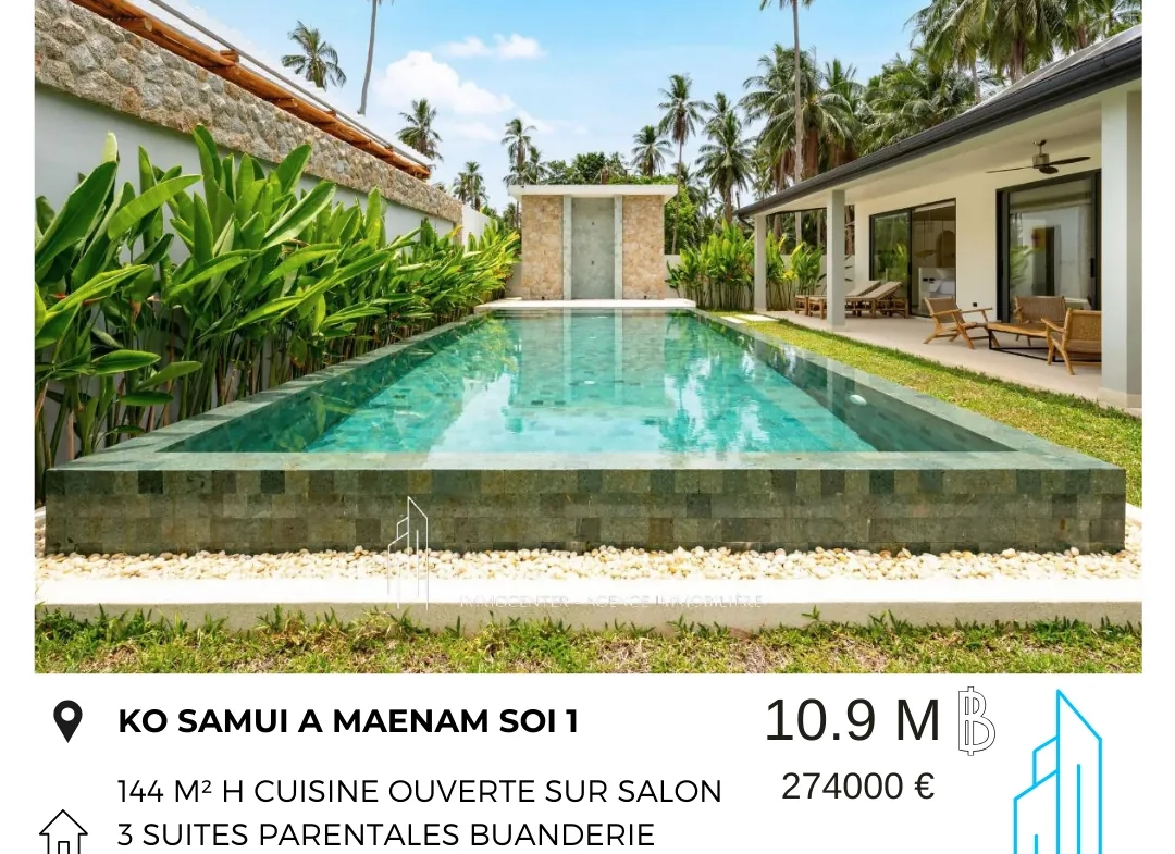 Investissez ou expatrié à Muang Phuket avec cet appartement vue mer et piscine 