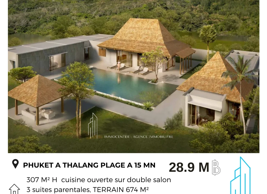 Investissez ou expatrié à Muang Phuket avec cet appartement vue mer et piscine 
