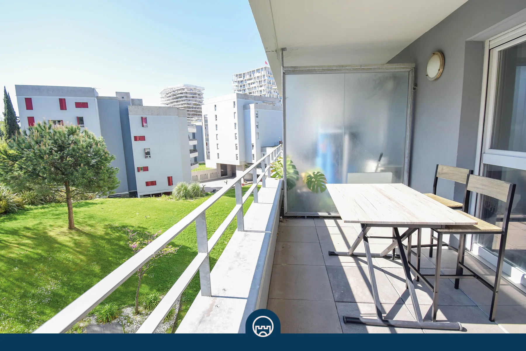 Appartement 2 pièces de 46 m² à Nice avec terrasse en vente proche commodités 