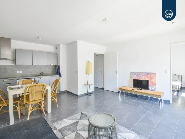 Appartement 2 pièces de 46 m² à Nice avec terrasse en vente proche commodités 