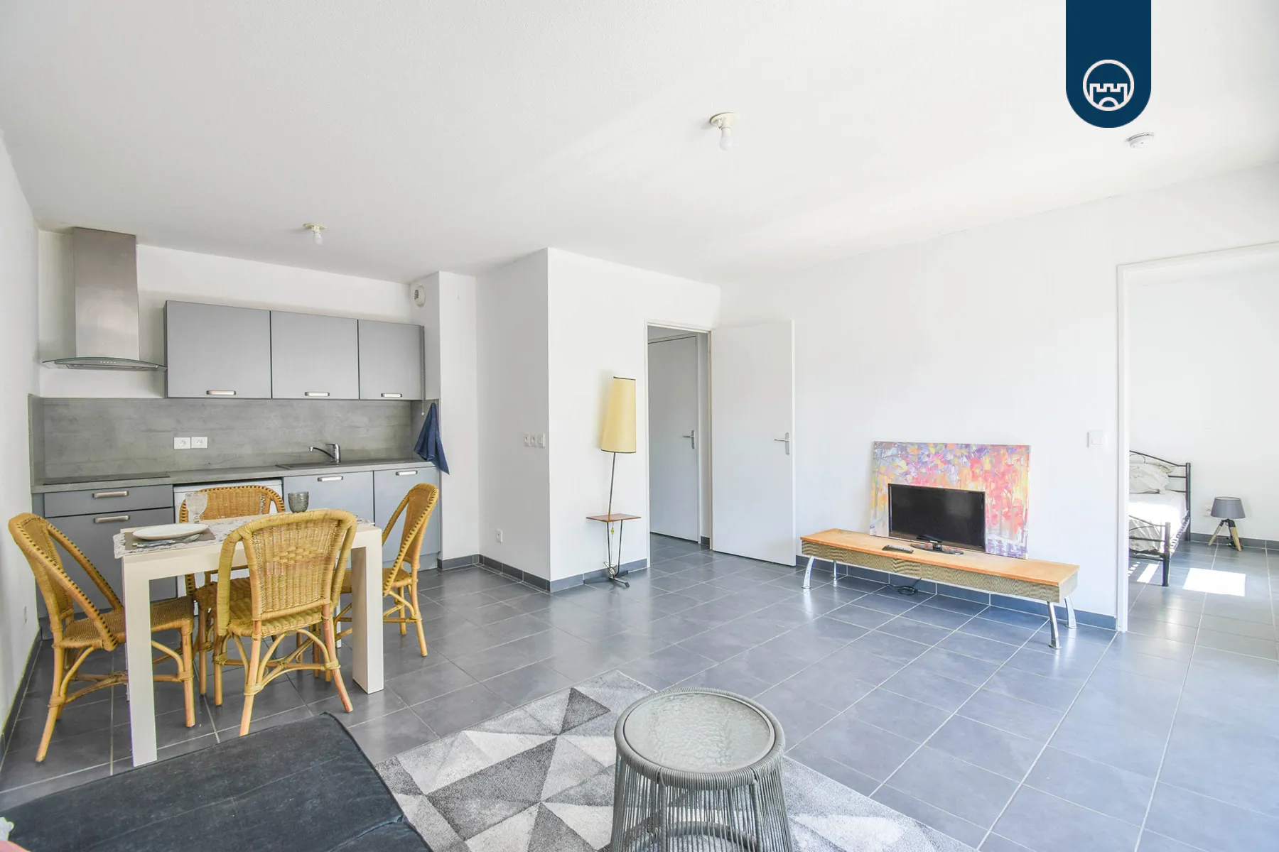 Appartement 2 pièces de 46 m² à Nice avec terrasse en vente proche commodités 