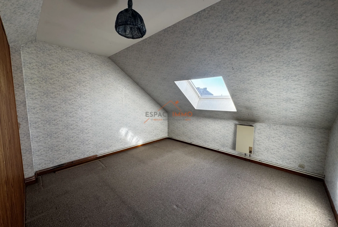 À vendre maison semi plain-pied à Wallers, 3 chambres, jardin, garage, économie d'énergie 
