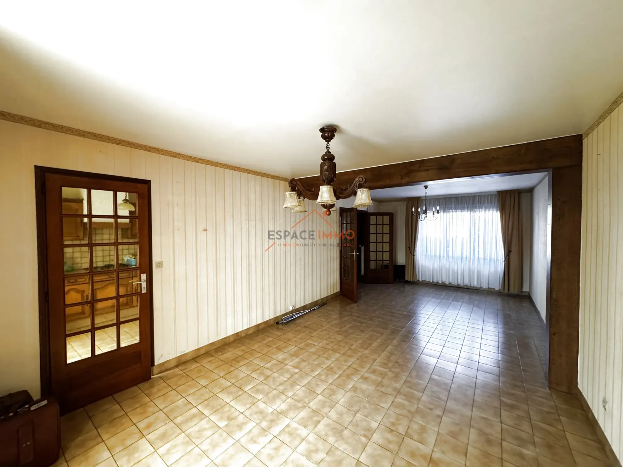 À vendre maison semi plain-pied à Wallers, 3 chambres, jardin, garage, économie d'énergie 