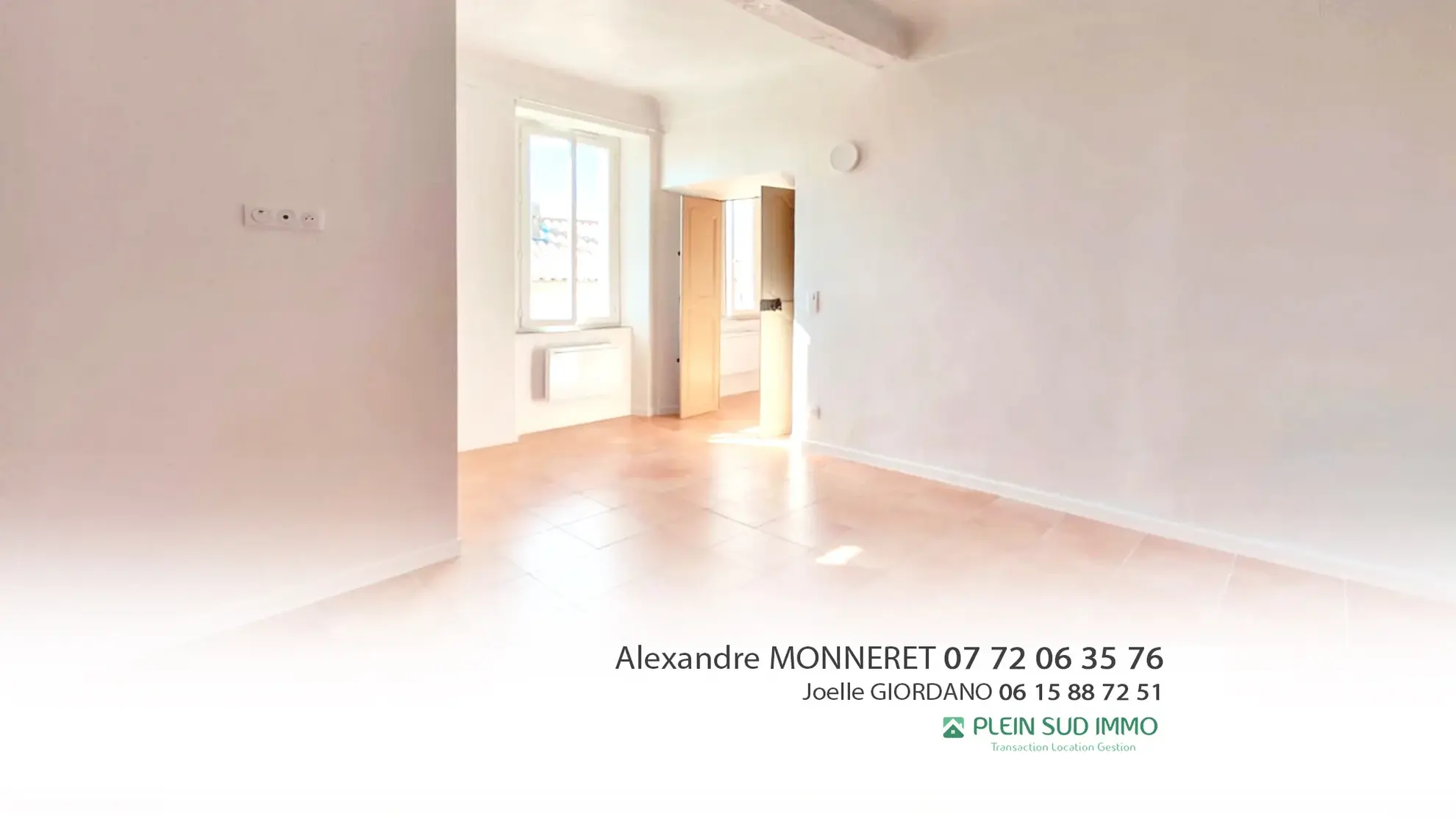 Appartement 3 pièces rénové à vendre à Grasse, secteur Magagnosc La Lauve 
