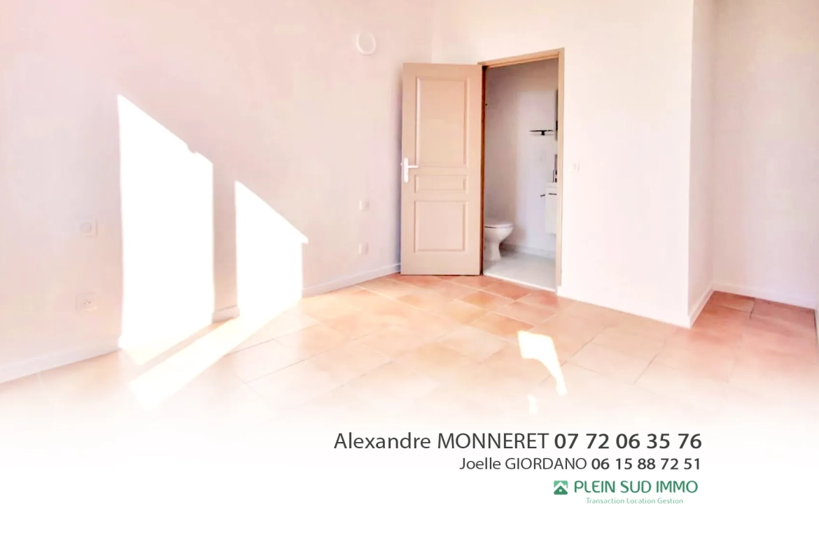 Appartement 3 pièces rénové à vendre à Grasse, secteur Magagnosc La Lauve 