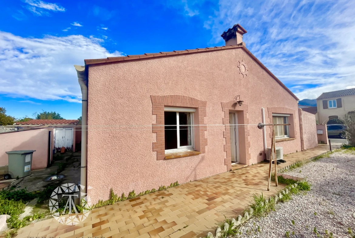 À vendre maison de plain-pied lumineuse avec jardin et garage à Saint-André 
