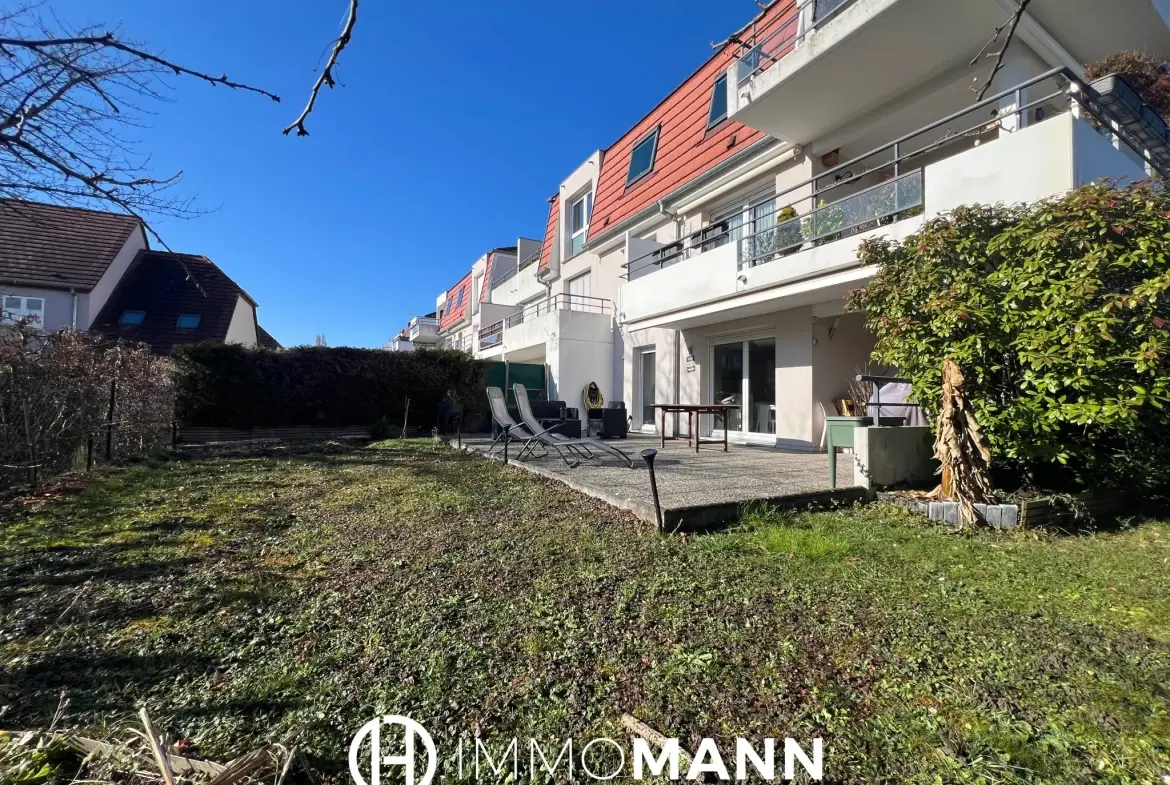Superbe appartement 3 pièces avec jardin à Plobsheim 