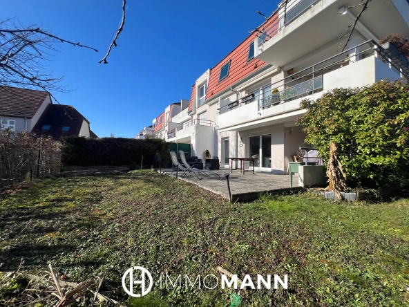 Superbe appartement 3 pièces avec jardin à Plobsheim