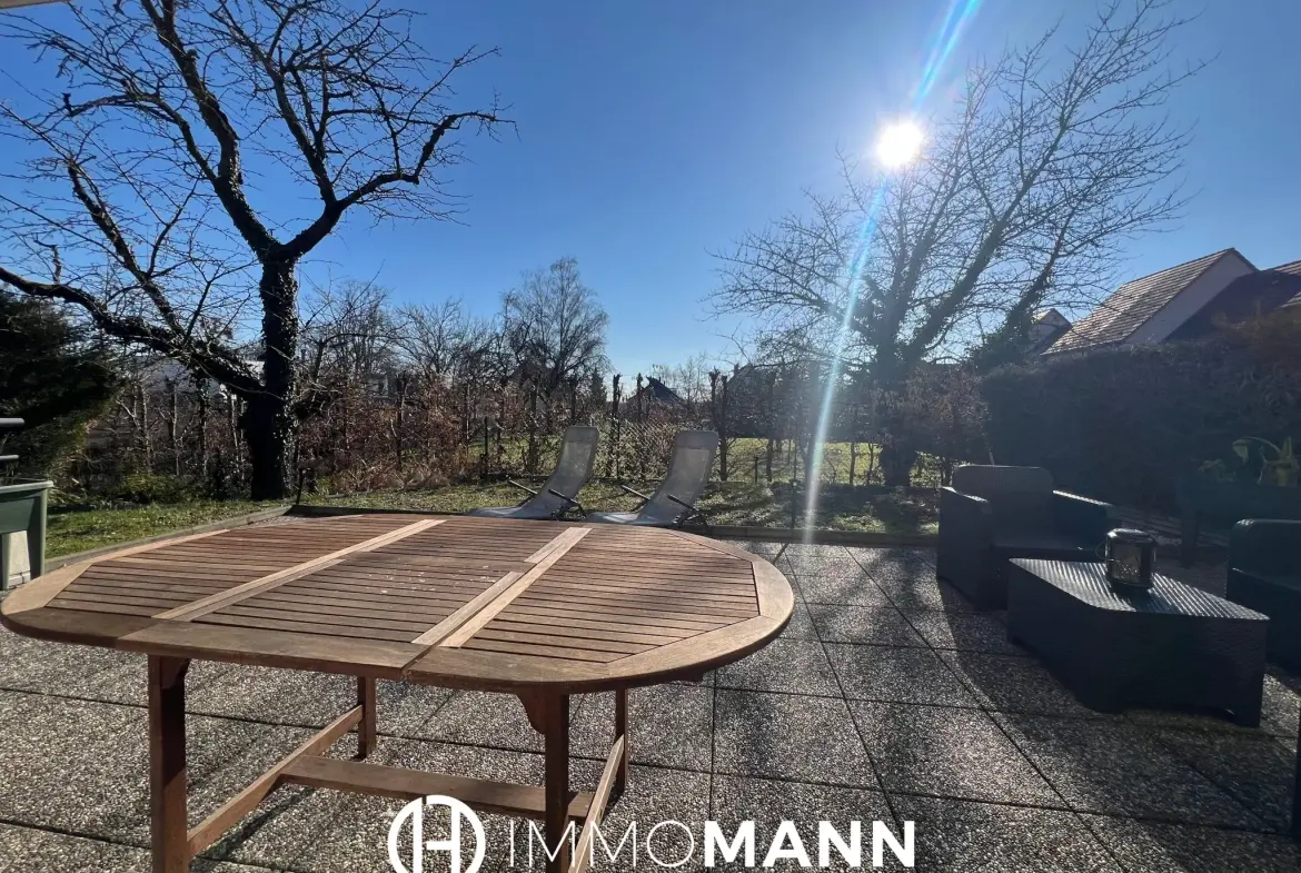 Superbe appartement 3 pièces avec jardin à Plobsheim 