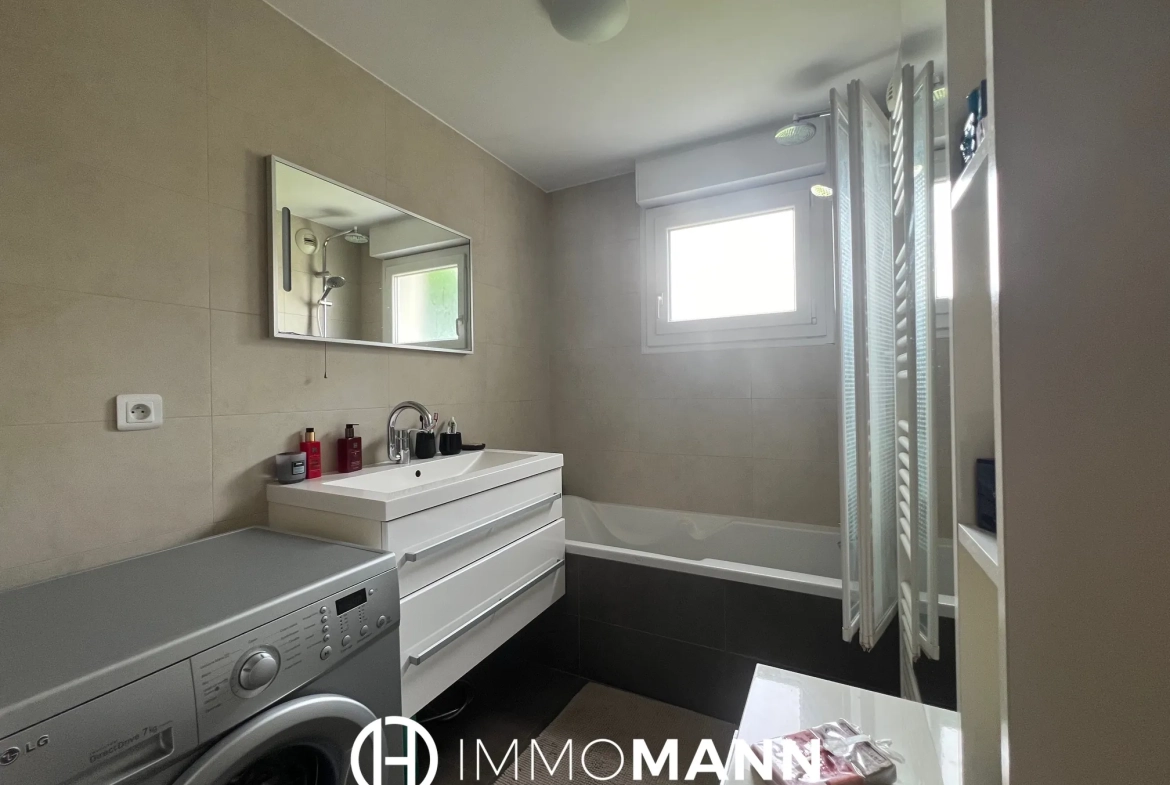 Superbe appartement 3 pièces avec jardin à Plobsheim 