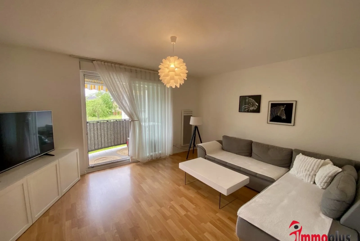 Appartement 2 pièces à Saint-Louis Bourgfelden avec terrasse et parking 