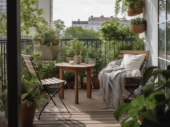 Agréable appartement 2 pièces de 48m² avec balcon à Jouy-le-Moutier