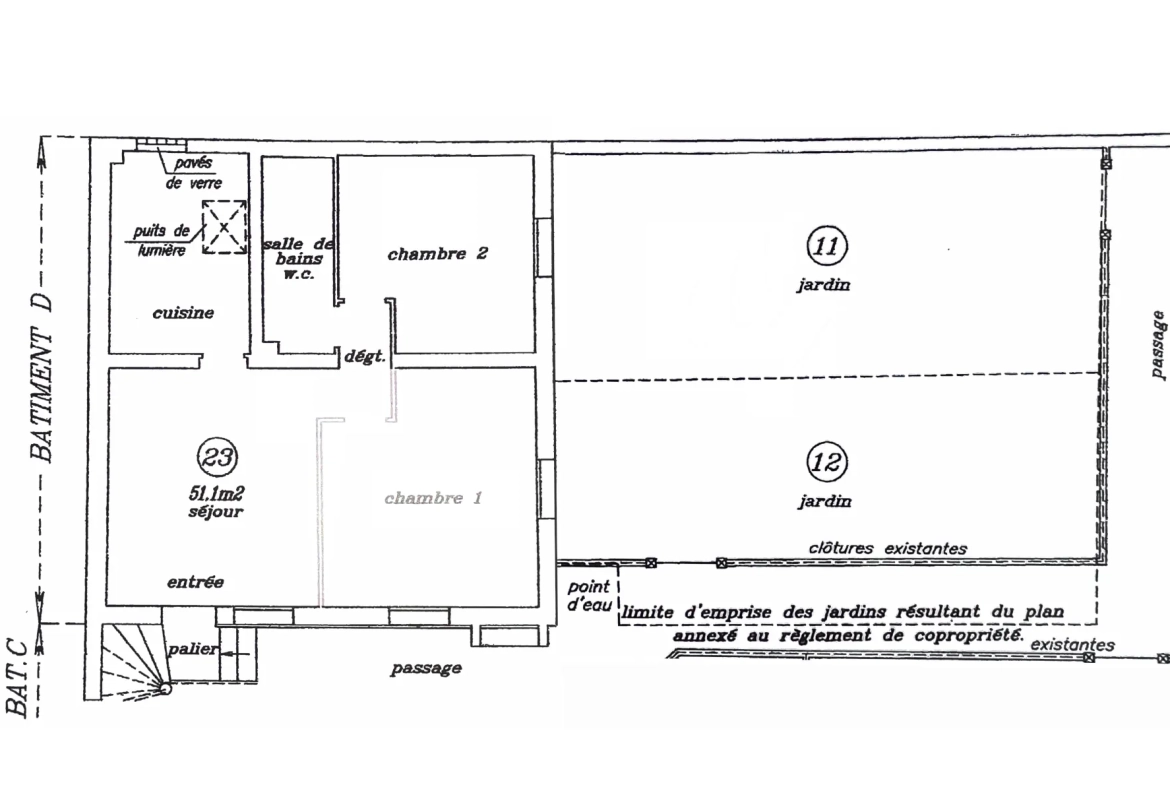 Charmant appartement F2/3 avec terrasse et jardin à Créteil - Secteur Les Buttes 