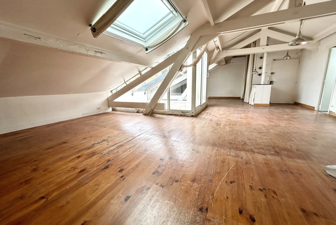 Appartement 2 pièces avec terrasse en vente à Nice Nord - Dernier étage 